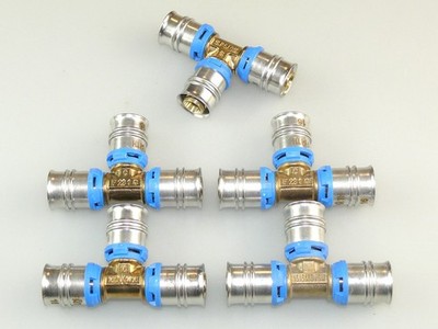 5x CONEL CONNECT MULTI T-STÜCK 16 MM x 16 MM x 16 MM ABZWEIG FITTING VERBUNDROHR