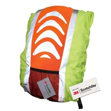 Salzmann Reflective Backpack Cover  Hi Vis, Yellow/Orange Standard , Orange