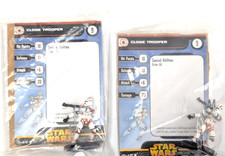 Star Wars Miniatures WOTC Clone Troopers x2