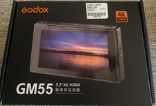 Godox GM55 5.5in LCD 4K UHD HDMI Touchscreen On-Camera Video Monitor