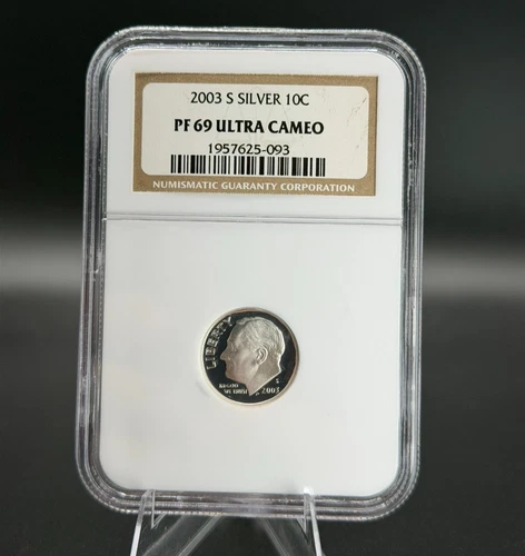 2003-S Roosevelt Silver Dime 10c NGC PF 69 ULTRA CAMEO