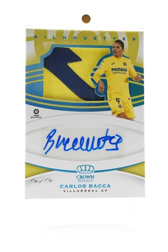 Carlos Bacca - 1/1 Logo Patch Silhouette Auto - 2020/21 Panini Chronicles Soccer