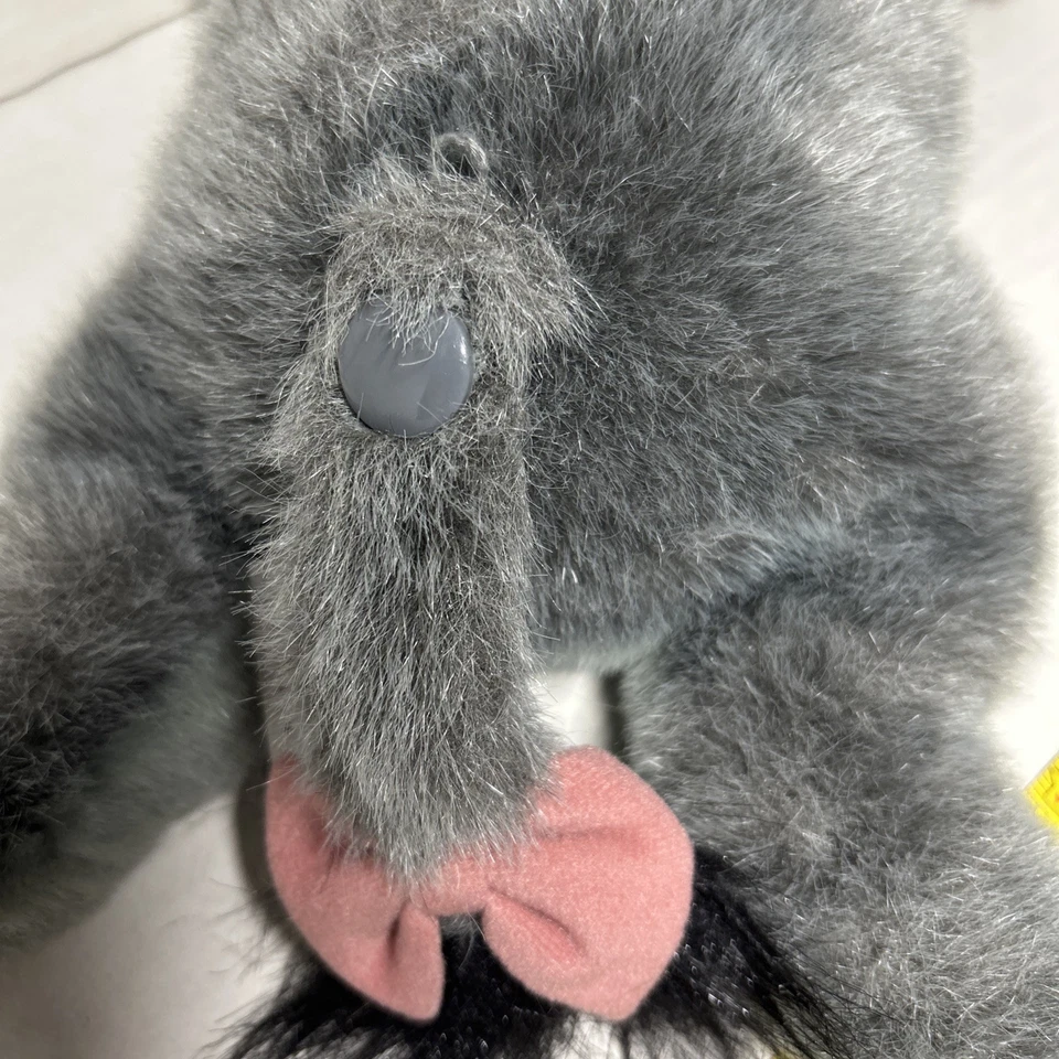 Disney Pooh Eeyore Laying Down Plush Stuffed Animal Detachable Tail 15" - Image 4 of 4