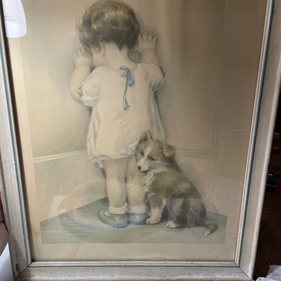 Bessie Pease Gutmann 'In Disgrace' Art Print 15''x18'' Wood Frame