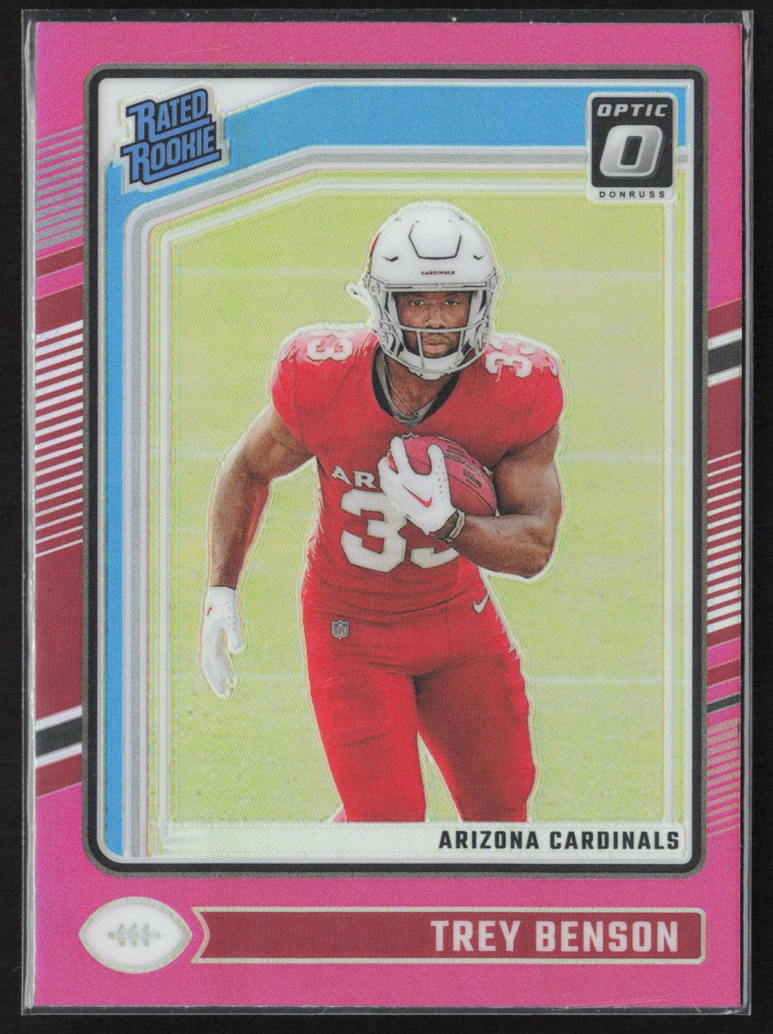 2024 Donruss Optic #293 Trey Benson PINK