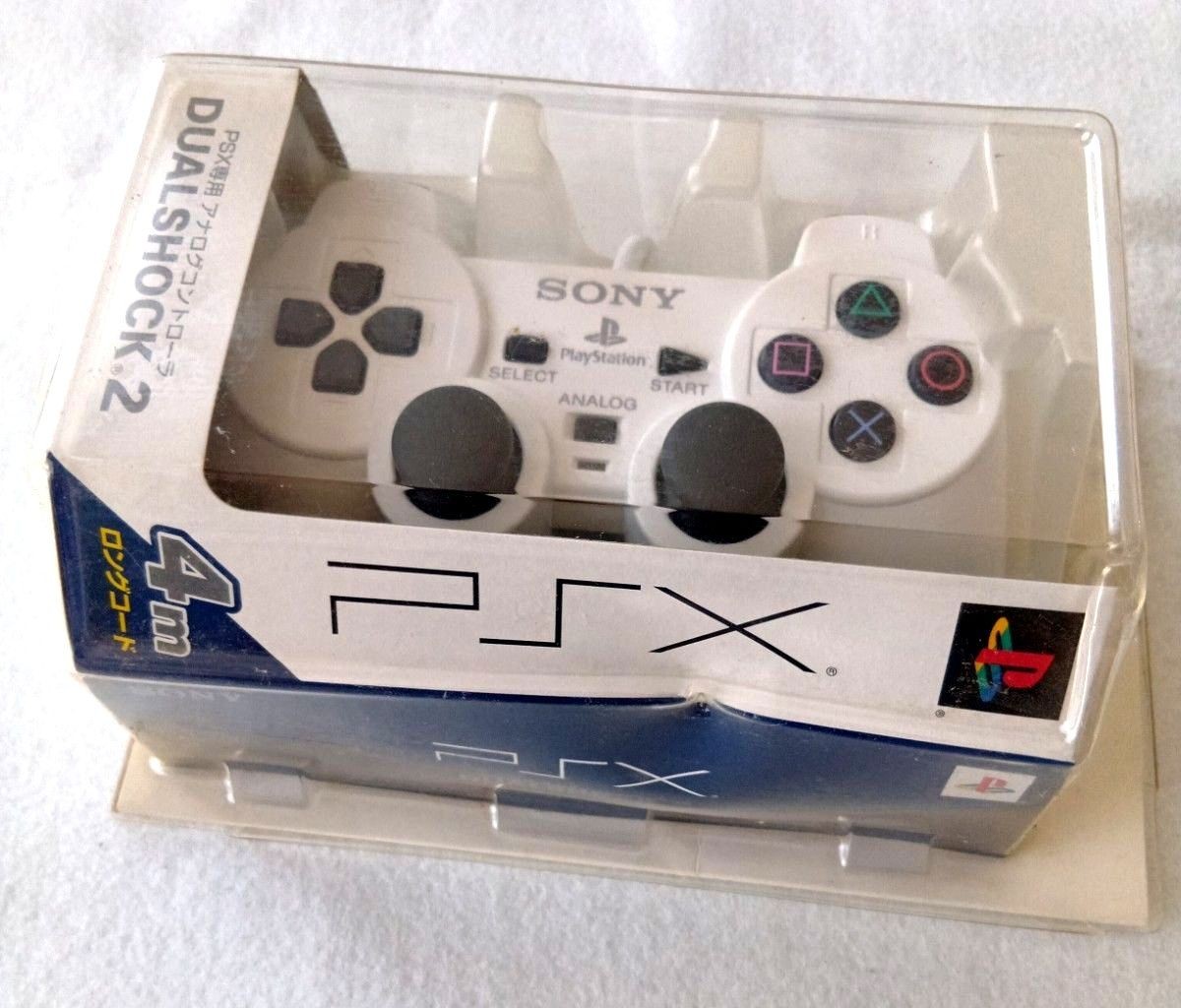 SONY DESR-10　PSX アナログコントローラー DUALSHOCK 2 SONY Official PSX Controller DESR-10 DUALSHOCK 2 Long Cable 4m