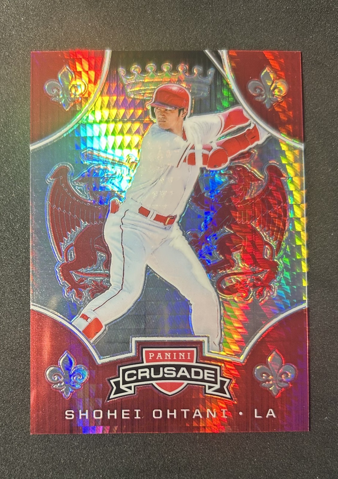 2019 Chronicles Crusade Shohei Ohtani #12 Hyper Prizm /299 