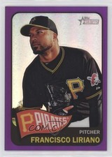 2014 Topps Heritage Chrome Purple Refractor Francisco Liriano #THC-73 0t0