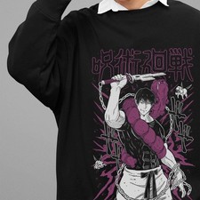 Jujutsu Kaisen Sweatshirt Toji Fushiguro Sweater JJK Anime Pullover Megumi Gojo