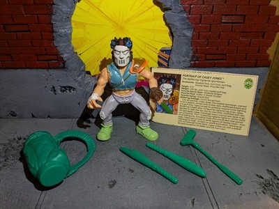 TMNT TEENAGE MUTANT NINJA TURTLES 1989 CASEY JONES NM CONDITION 100% COMPLETE