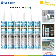 Concrete Crack Repair Sealant Self-Leveling Gray Polyurethane 10.5 fl oz 6 Pack