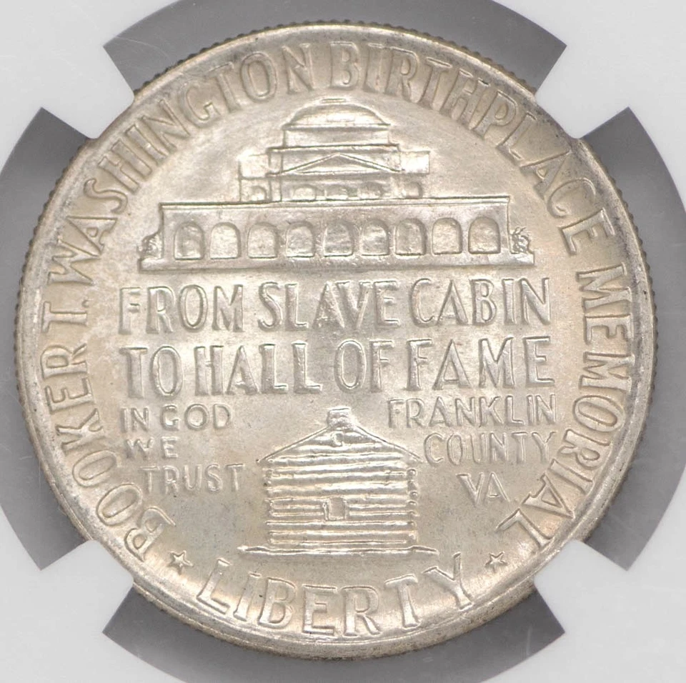 1949 Booker T Washington Half 50c MS67+ NGC 945753-30 - Image 4 of 4