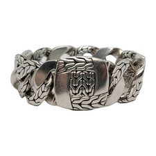 HUGE John Hardy Cuban Link Sterling Silver Bracelet 1