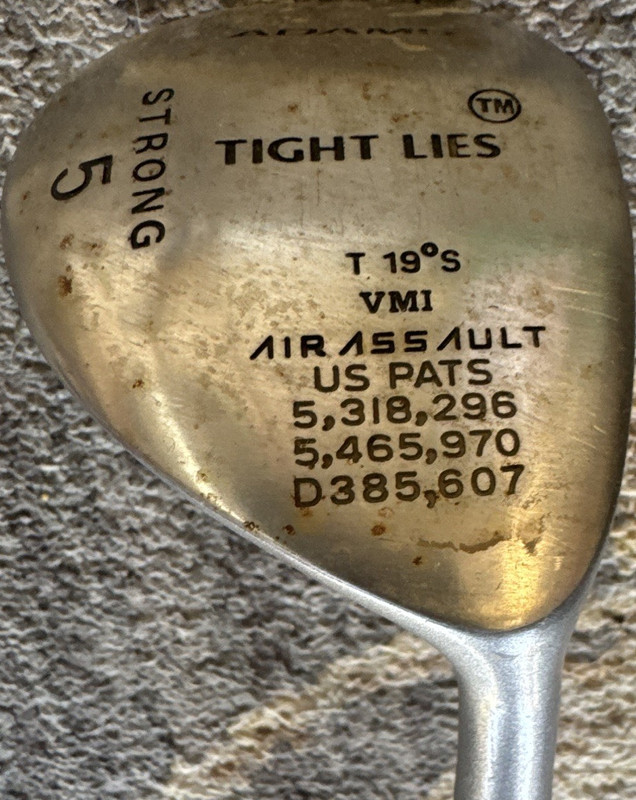 Adams Tight Lies VMI Air Assault 5-Wood 19° Right-Handed X-Stiff flex Shaft