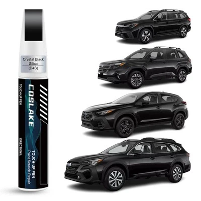 COSLAKE Car Touch Up Paint(Crystal Black Silicae(D4S)) for SUBARU, Car Paint ...