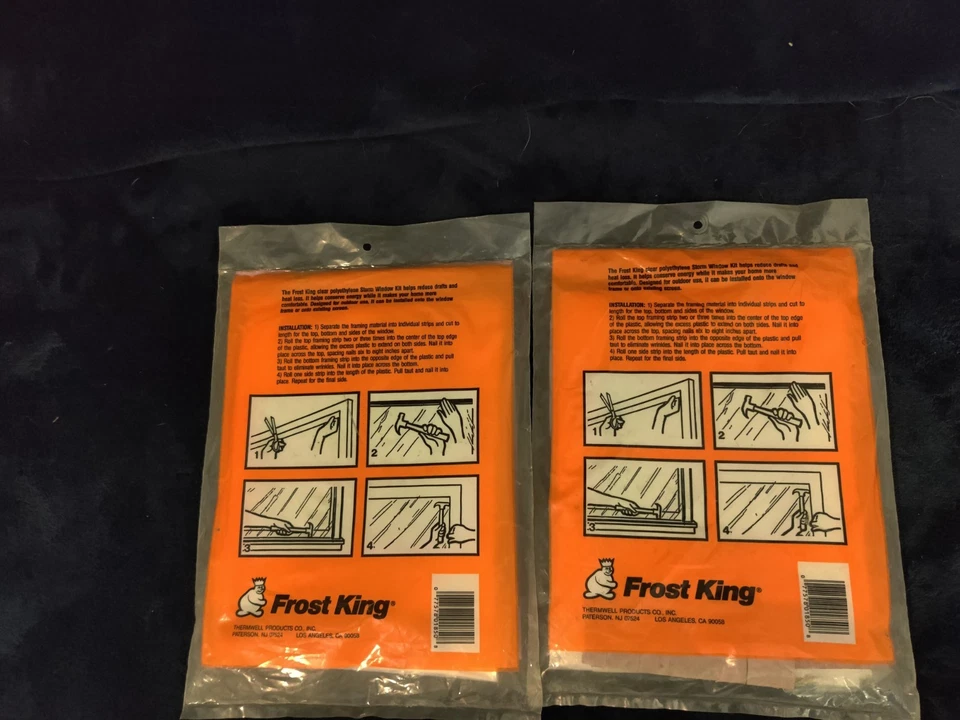 🌬️ Frost King P510 Giant Storm Window Kit – 2-Pack – Brand New & Sealed - Image 2 of 2