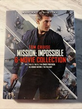 Mission: Impossible-6-Movie Collection Blu-ray, 2018 W/ Slipcover No M:1 Disc