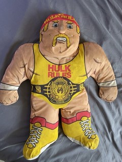 Vintage 1990 WWF “Hulk Rules” Hulk Hogan Wrestling Buddy Plush Tonka