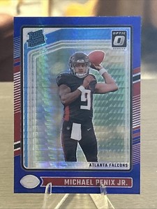 2024 Panini Donruss Optic - Rated Rookie Michael Penix Jr. #279 Blue Hyper Prizm