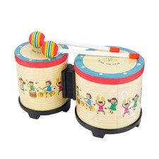 Bongo Drums for Kids 5-6 Toddler Baby Toy Drum with 2 Colorful Drumsticks Rhy...