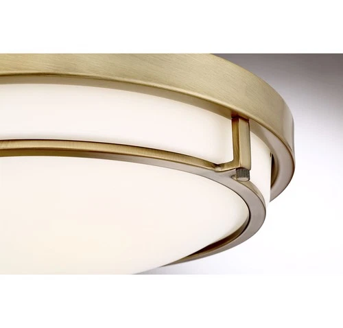 Meridian M60019 2 Light 13"W Flush Mount Bowl Ceiling Fixture - Bronze - Picture 12 of 12