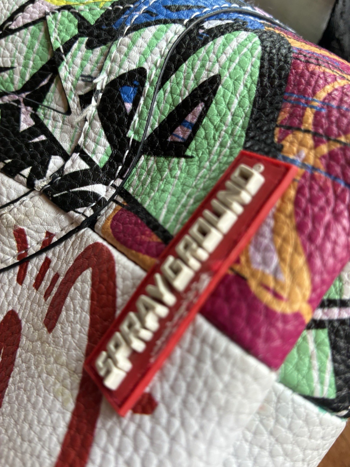 Sprayground Limited Edition Tri Split Graffiti Mu… - image 15