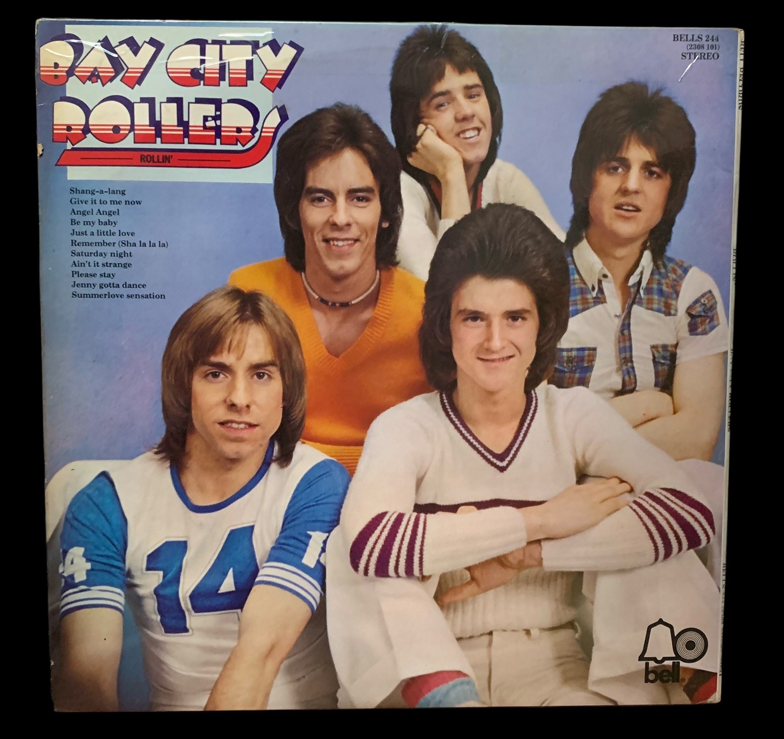 SIGNED BAY CITY ROLLERS LES McKEOWN ROLLIN VINYL LP RARE! BYE BYE BABY