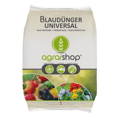 Engrais bleu universel 25 kg Engrais à gazon Grain bleu Engrais de jardin Engra - Photo 1/4