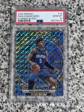 2022-23 Panini Mosaic Basketball Paolo Banchero RC Stained Glass SSP #10 PSA 10