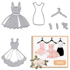 Party Dress Cutting Dies Fashion  + Purse Die Card Making Scrapbook