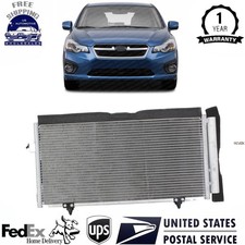 New A/C Condenser with Receiver Drier For 2008-2016 Subaru Impreza