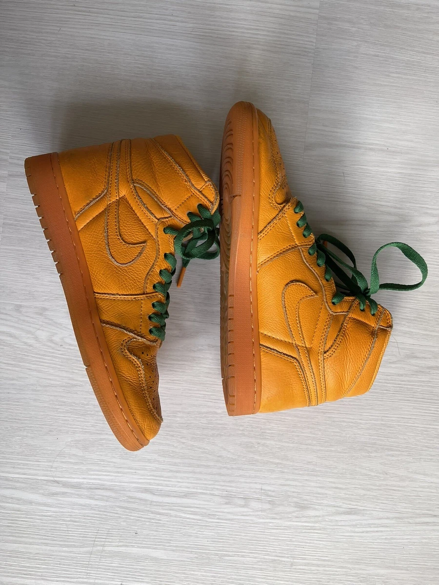 Jordan 1 High Gatorade Orange Peel SZ 8 shattered backboard