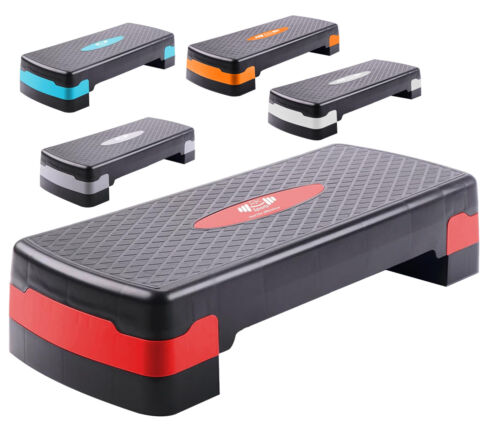 Aerobic Stepper Adjustable Height 2-3-5 Levels Exercise Stepper for Home Yoga - Picture 15 of 22