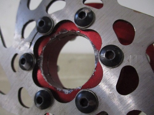 PITBIKE MINIMOTO FRONT BRAKE DISC ADAPTER FOR STOCK HUB SANO FAST50 BBR, M232 - Picture 7 of 9