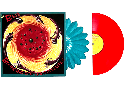 The B-52’s BOUNCING OFF SATELLITES Red Vinyl Limited Edition Bonus 7" Record NEW