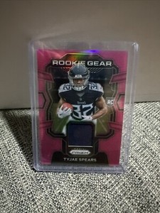 2023 Panini Prizm  Tyjae Spears  Rookie Gear Pink Prizm #RG-TS  tennessee titans