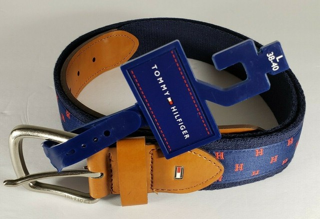 tommy hilfiger canvas belt