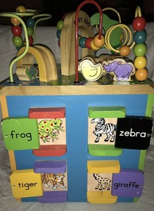 battat wooden activity school bus