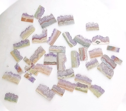 Natural Amethyst Slice Handmade Loose Gemstone Amethyst Wholesale Lot 72670 - Picture 5 of 6