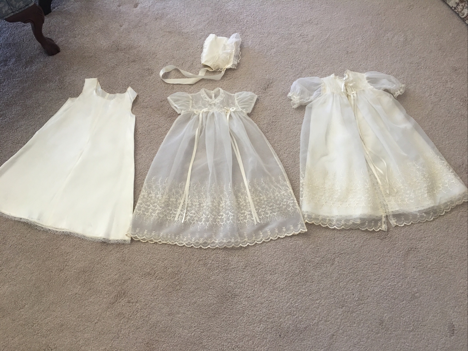 Vintage Baby Christening Baptism Dress Outfit Gem
