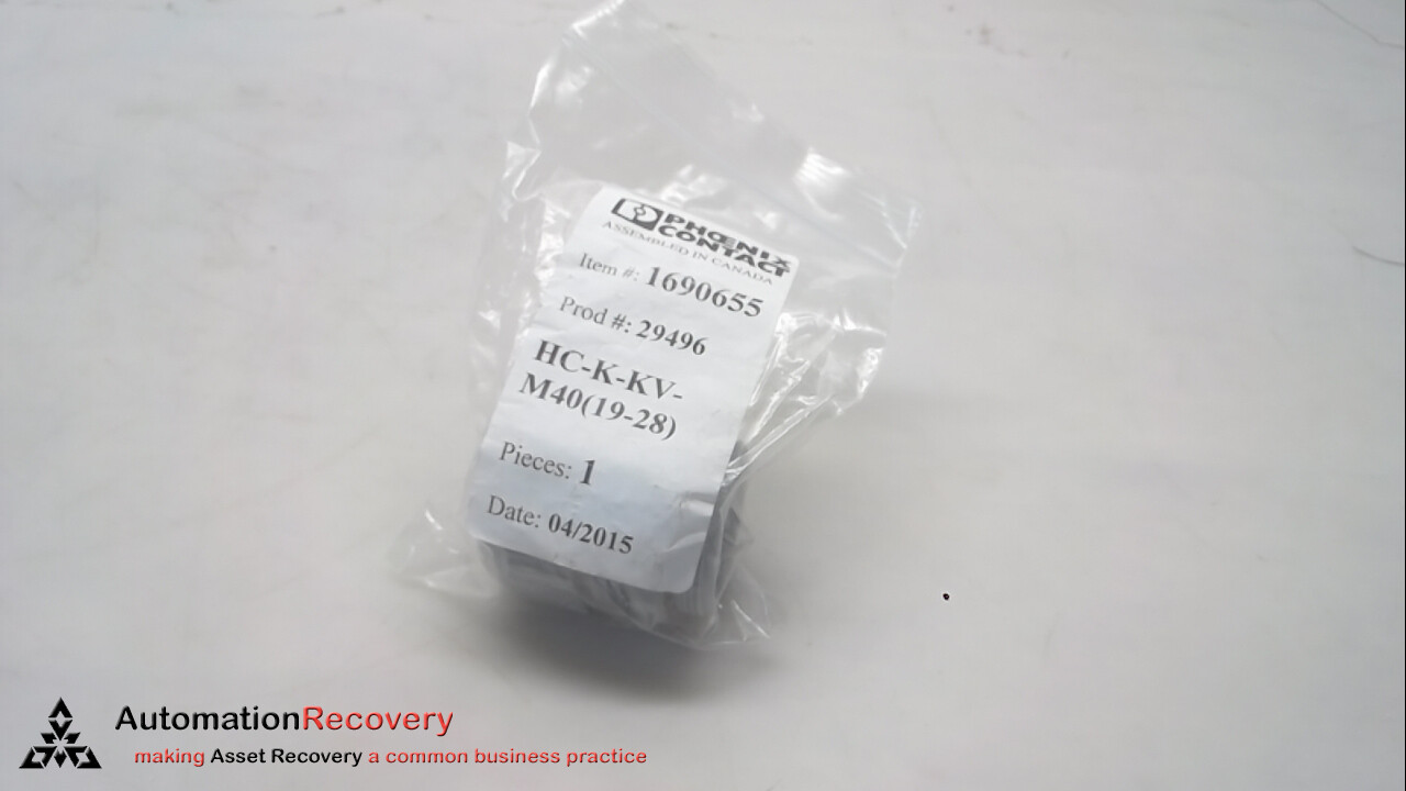 PHOENIX CONTACT HCKKVM40(1928),CORD GRIP,ALT ID 1690655, SEE DESC