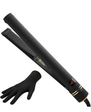 Hot Tools Pro Artist Black Gold Evolve Ionic Salon Hair Flat Iron Long-Lasting 1