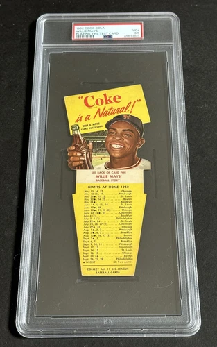 1952 Coca-Cola COKE Playing Tips Willie Mays Rookie PSA 3.5 Nicer RARE Low Pop