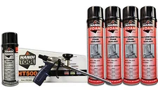 Handi Foam Sealant - Gun Foam Combo Pack (HT500, Cleaner, (4) 24oz cans Sealant)