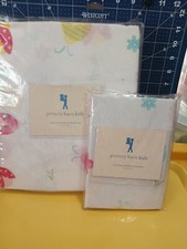 Vtg Pottery Barn Kids Ladybug Percale Bedding Twin Duvet Cover  Pillowcase-MIOP