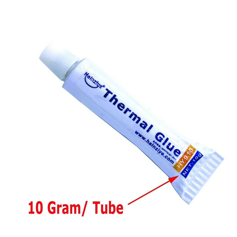 10g Pegamento Silicona Térmico Conductor Adhesivo LED GPU Disipador de Calor Mosfets Foto 4 de 4
