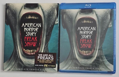American Horror Story Freakshow  Complete Fourth 4 Season Blu-ray w/Slipcase NEW