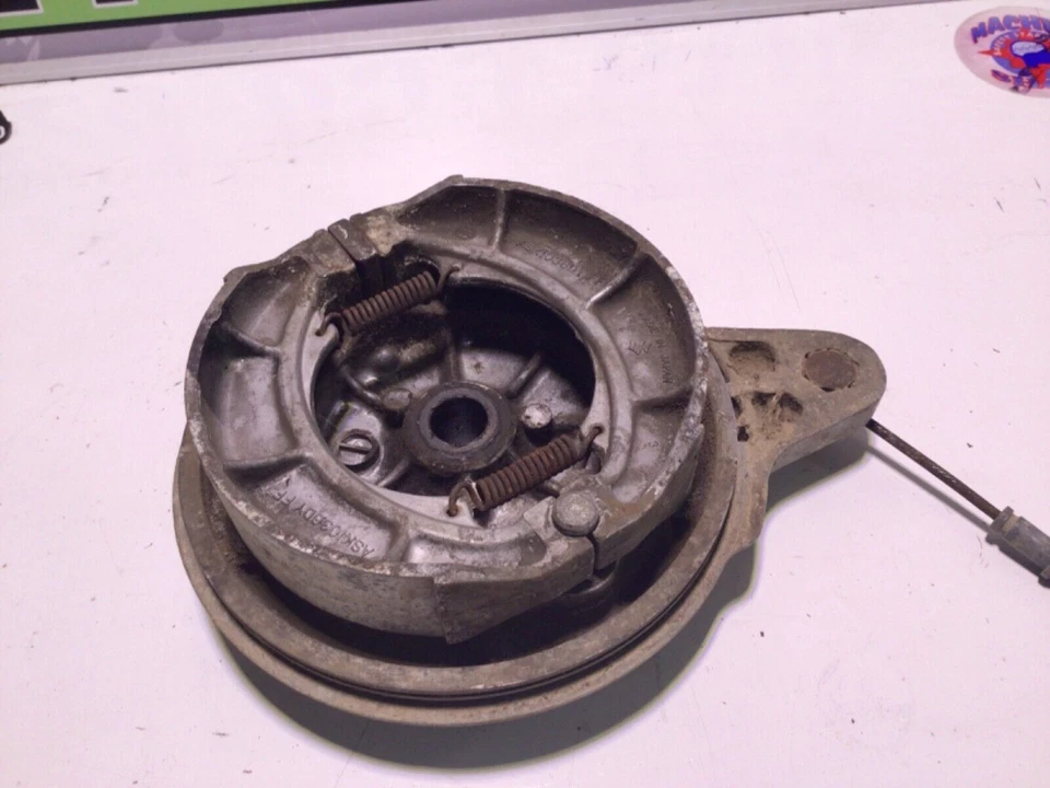 1975 SUZUKI TC185 TC 185 RANGER REAR BRAKE PANEL SHOES DRUM - Image 2 of 4