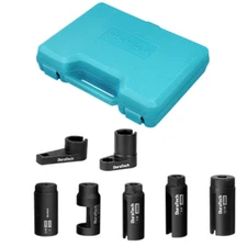 7PCS O2 Oxygen Sensor Oil Pressure Socket Removal Tool Sets Oxygen Socket Wrench