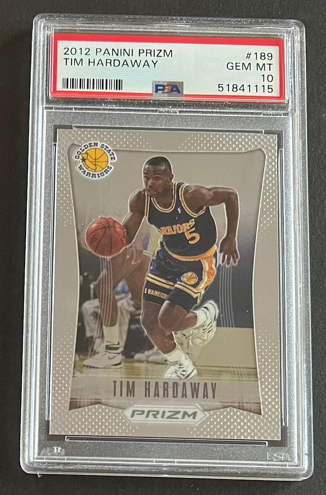 2012 Prizm Tim Hardaway #189 PSA 10 Gem Mint